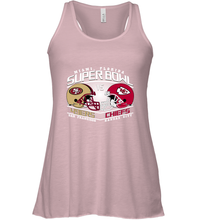 Load image into Gallery viewer, NFL Super bowl San Francisco 49ers vs. Kansas City Chiefs Women's Racerback Tank
