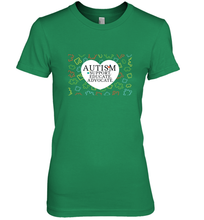 Load image into Gallery viewer, Autism Support Educate Advocate Autism Awareness T shirt Women's Premium T-Shirt
