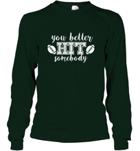 Load image into Gallery viewer, Funny Football Sports Mom Fan School Team Spirit Mascot Gift Long Sleeve T-Shirt
