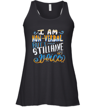 Load image into Gallery viewer, Special Needs NonVerbal Autism Awesome Women's Racerback Tank
