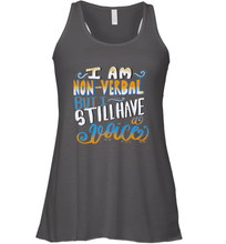 Load image into Gallery viewer, Special Needs NonVerbal Autism Awesome Women's Racerback Tank
