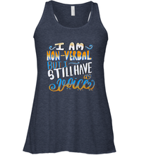 Load image into Gallery viewer, Special Needs NonVerbal Autism Awesome Women's Racerback Tank
