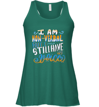Load image into Gallery viewer, Special Needs NonVerbal Autism Awesome Women's Racerback Tank
