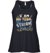 Load image into Gallery viewer, Special Needs NonVerbal Autism Awesome Women's Racerback Tank
