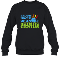 Load image into Gallery viewer, Autism Awareness Shirts Uncle Awareness Month Crewneck Sweatshirt
