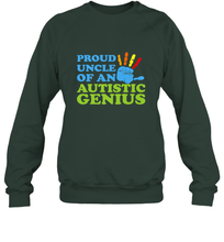 Load image into Gallery viewer, Autism Awareness Shirts Uncle Awareness Month Crewneck Sweatshirt
