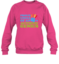Load image into Gallery viewer, Autism Awareness Shirts Uncle Awareness Month Crewneck Sweatshirt

