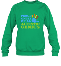 Load image into Gallery viewer, Autism Awareness Shirts Uncle Awareness Month Crewneck Sweatshirt
