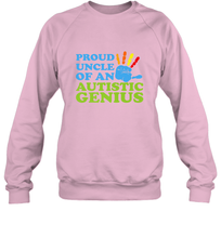 Load image into Gallery viewer, Autism Awareness Shirts Uncle Awareness Month Crewneck Sweatshirt
