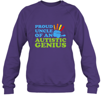 Load image into Gallery viewer, Autism Awareness Shirts Uncle Awareness Month Crewneck Sweatshirt
