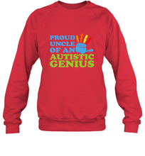 Load image into Gallery viewer, Autism Awareness Shirts Uncle Awareness Month Crewneck Sweatshirt

