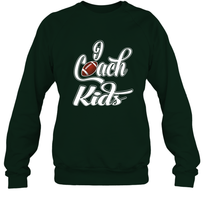 Load image into Gallery viewer, I Coach Kids Football Team Game Family Players Crewneck Sweatshirt
