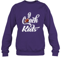 Load image into Gallery viewer, I Coach Kids Football Team Game Family Players Crewneck Sweatshirt
