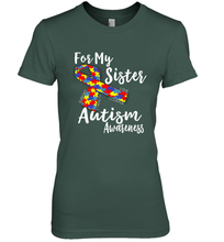 Load image into Gallery viewer, For My Sister  Autism Awareness  Awareness Day Women's Premium T-Shirt
