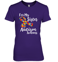 Load image into Gallery viewer, For My Sister  Autism Awareness  Awareness Day Women's Premium T-Shirt

