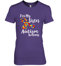 Load image into Gallery viewer, For My Sister  Autism Awareness  Awareness Day Women's Premium T-Shirt
