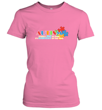 Load image into Gallery viewer, Autism doesn't end in April, its everyday of the year Autism Awareness Shirt Women's T-Shirt
