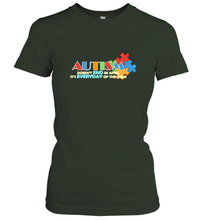 Load image into Gallery viewer, Autism doesn't end in April, its everyday of the year Autism Awareness Shirt Women's T-Shirt
