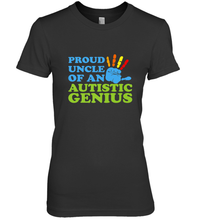 Load image into Gallery viewer, Autism Awareness Shirts Uncle Awareness Month Women's Premium T-Shirt
