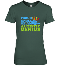 Load image into Gallery viewer, Autism Awareness Shirts Uncle Awareness Month Women's Premium T-Shirt
