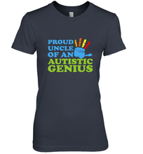 Load image into Gallery viewer, Autism Awareness Shirts Uncle Awareness Month Women's Premium T-Shirt
