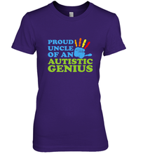 Load image into Gallery viewer, Autism Awareness Shirts Uncle Awareness Month Women's Premium T-Shirt
