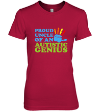 Load image into Gallery viewer, Autism Awareness Shirts Uncle Awareness Month Women's Premium T-Shirt
