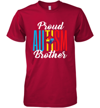 Load image into Gallery viewer, Proud Autism Brother Awareness Support Premium T Shirt Men's Premium T-Shirt

