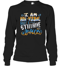 Load image into Gallery viewer, Special Needs NonVerbal Autism Awesome Long Sleeve T-Shirt
