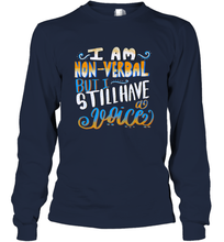 Load image into Gallery viewer, Special Needs NonVerbal Autism Awesome Long Sleeve T-Shirt

