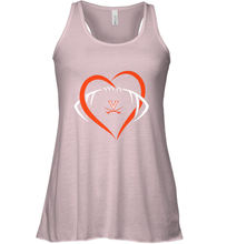 Load image into Gallery viewer, Virginia Cavaliers Large Heart  Football  Team Women's Racerback Tank
