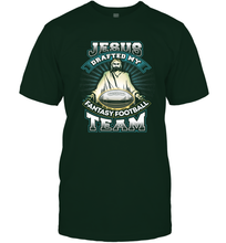 Load image into Gallery viewer, Jesus Drafted My Fantasy Football Men's T-Shirt
