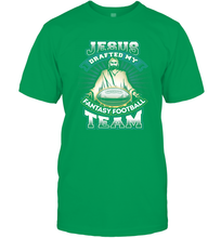 Load image into Gallery viewer, Jesus Drafted My Fantasy Football Men's T-Shirt
