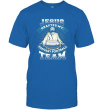 Load image into Gallery viewer, Jesus Drafted My Fantasy Football Men's T-Shirt
