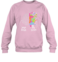 Load image into Gallery viewer, Neurodiversity brain Gift idea for Dyslexia ADHD Autism ASD Crewneck Sweatshirt

