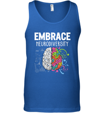Load image into Gallery viewer, Embrace Neurodiversity Brain ADHD Autism Awareness Men's Tank Top
