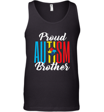 Load image into Gallery viewer, Proud Autism Brother Awareness Support Premium T Shirt Men's Tank Top

