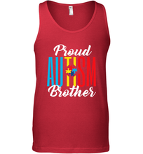 Load image into Gallery viewer, Proud Autism Brother Awareness Support Premium T Shirt Men's Tank Top

