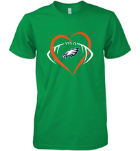 Load image into Gallery viewer, NFL Philadelphia Eagles Heart Love Football Men's Premium T-Shirt
