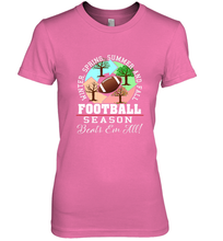 Load image into Gallery viewer, Funny Football Season Year Round Gift for Coach and Team Women's Premium T-Shirt
