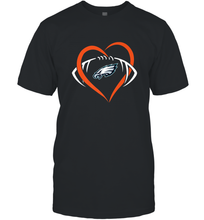 Load image into Gallery viewer, NFL Philadelphia Eagles Heart Love Football Men's T-Shirt
