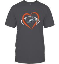 Load image into Gallery viewer, NFL Philadelphia Eagles Heart Love Football Men's T-Shirt
