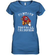 Load image into Gallery viewer, Fantasy Football Champion Winner League Draft Team Women's V-Neck T-Shirt
