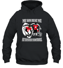 Load image into Gallery viewer, Son Beat Me Fantasy Football Team Draft Hooded Sweatshirt
