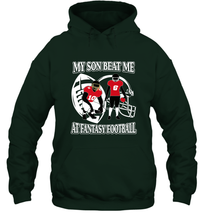 Load image into Gallery viewer, Son Beat Me Fantasy Football Team Draft Hooded Sweatshirt
