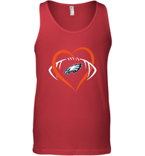 Load image into Gallery viewer, NFL Philadelphia Eagles Heart Love Football Men's Tank Top
