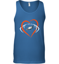 Load image into Gallery viewer, NFL Philadelphia Eagles Heart Love Football Men's Tank Top
