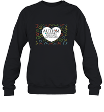 Load image into Gallery viewer, Autism Support Educate Advocate Autism Awareness T shirt Crewneck Sweatshirt
