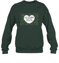 Load image into Gallery viewer, Autism Support Educate Advocate Autism Awareness T shirt Crewneck Sweatshirt
