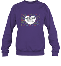 Load image into Gallery viewer, Autism Support Educate Advocate Autism Awareness T shirt Crewneck Sweatshirt
